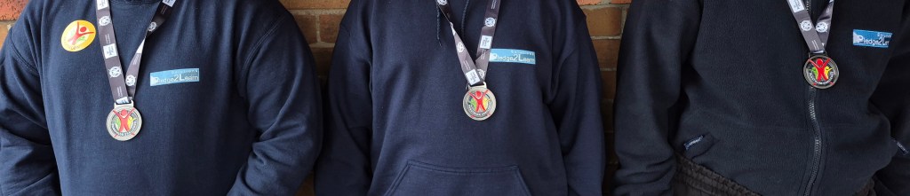 Pledge2Learn students with their medals at the inter-school Panathlon Challenge